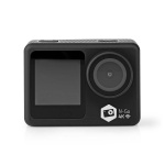 Nedis Action Cam | Dubbel scherm | 4K@30fps | 16 MPixel | Waterbestendig tot: 30.0 m | 90 min | Wi-Fi | App beschikbaar voor: Android™ / IOS | Mounts inbegrepen | Zwart Nedis Action Cam | Dubbel scherm | 4K@30fps | 16 MPixel | Waterbestendig tot: 30.0 m | 90 min | Wi-Fi | App beschikbaar voor: Android™ / IOS | Mounts inbegrepen | Zwart