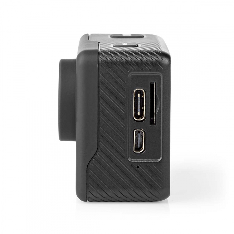 Nedis Action Cam | Dubbel scherm | 4K@30fps | 16 MPixel | Waterbestendig tot: 30.0 m | 90 min | Wi-Fi | App beschikbaar voor: Android™ / IOS | Mounts inbegrepen | Zwart Nedis Action Cam | Dubbel scherm | 4K@30fps | 16 MPixel | Waterbestendig tot: 30.0 m | 90 min | Wi-Fi | App beschikbaar voor: Android™ / IOS | Mounts inbegrepen | Zwart