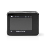 Nedis Action Cam | Dubbel scherm | 4K@30fps | 16 MPixel | Waterbestendig tot: 30.0 m | 90 min | Wi-Fi | App beschikbaar voor: Android™ / IOS | Mounts inbegrepen | Zwart Nedis Action Cam | Dubbel scherm | 4K@30fps | 16 MPixel | Waterbestendig tot: 30.0 m | 90 min | Wi-Fi | App beschikbaar voor: Android™ / IOS | Mounts inbegrepen | Zwart