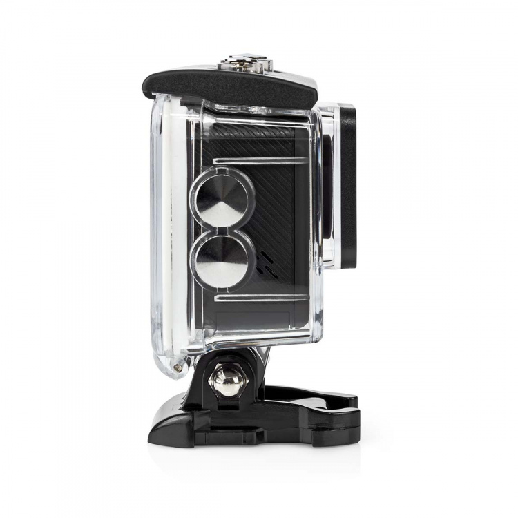 Nedis Action Cam | Dubbel scherm | 4K@30fps | 16 MPixel | Waterbestendig tot: 30.0 m | 90 min | Wi-Fi | App beschikbaar voor: Android™ / IOS | Mounts inbegrepen | Zwart Nedis Action Cam | Dubbel scherm | 4K@30fps | 16 MPixel | Waterbestendig tot: 30.0 m | 90 min | Wi-Fi | App beschikbaar voor: Android™ / IOS | Mounts inbegrepen | Zwart