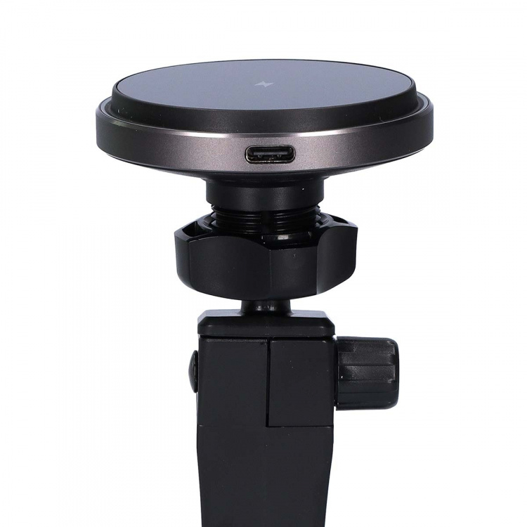 Nedis Draadloze Autolader | 7.5 / 10 / 15 W | 1.5 / 1.67 / 2 A | 1.00 m | FOD / Overstroom / Oververhittingsbescherming / Overvoltage | USB Type-C™ | Inclusief kabel