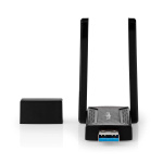 Nedis Netwerk-Dongel | Wi-Fi | AC1200 | 2.4/5 GHz (Dual Band) | USB3.0 | Wi-Fi-snelheid totaal: 1200 Mbps | Windows 10 / Windows 11 / Windows 8 Nedis Netwerk-Dongel | Wi-Fi | AC1200 | 2.4/5 GHz (Dual Band) | USB3.0 | Wi-Fi-snelheid totaal: 1200 Mbps | Windows 10 / Windows 11 / Windows 8