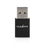 Nedis Netwerk-Dongel | Wi-Fi | N300 | 2.4 GHz | USB2.0 | Wi-Fi-snelheid totaal: 300 Mbps | Windows 10 / Windows 11 / Windows 8 Nedis Netwerk-Dongel | Wi-Fi | N300 | 2.4 GHz | USB2.0 | Wi-Fi-snelheid totaal: 300 Mbps | Windows 10 / Windows 11 / Windows 8