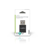 Nedis Netwerk-Dongel | Wi-Fi | N300 | 2.4 GHz | USB2.0 | Wi-Fi-snelheid totaal: 300 Mbps | Windows 10 / Windows 11 / Windows 8 Nedis Netwerk-Dongel | Wi-Fi | N300 | 2.4 GHz | USB2.0 | Wi-Fi-snelheid totaal: 300 Mbps | Windows 10 / Windows 11 / Windows 8