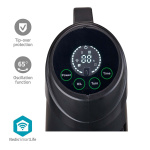 Nedis SmartLife Patio Verwarmer | Wi-Fi | 1200 W | 2 Warmte Standen | Zwenkfunctie | Omvalpreventie | IP24 | Zwart