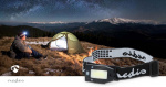 Nedis LED hoofdlamp | Batterij Gevoed / USB Gevoed | 3.7 V DC | Incl. batterij(en) | Oplaadbaar | Nominale lichtstroom: 180 lm | Lichtbereik: 20 m