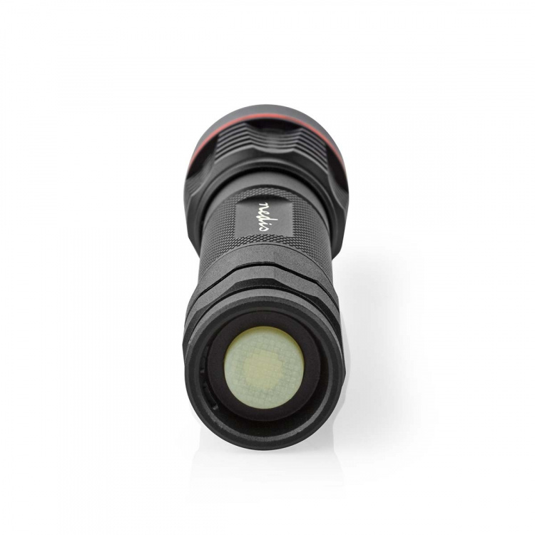 Nedis LED-Zaklamp | Batterij Gevoed | 3.7 V DC | 10 W | N/A | Incl. batterij(en) | Oplaadbaar | Nominale lichtstroom: 1000 lm | Lichtbereik: 200 m | Stralingshoek: 10 ° Nedis LED-Zaklamp | Batterij Gevoed | 3.7 V DC | 10 W | N/A | Incl. batterij(en) | Oplaadbaar | Nominale lichtstroom: 1000 lm | Lichtbereik: 200 m | Stralingshoek: 10 °