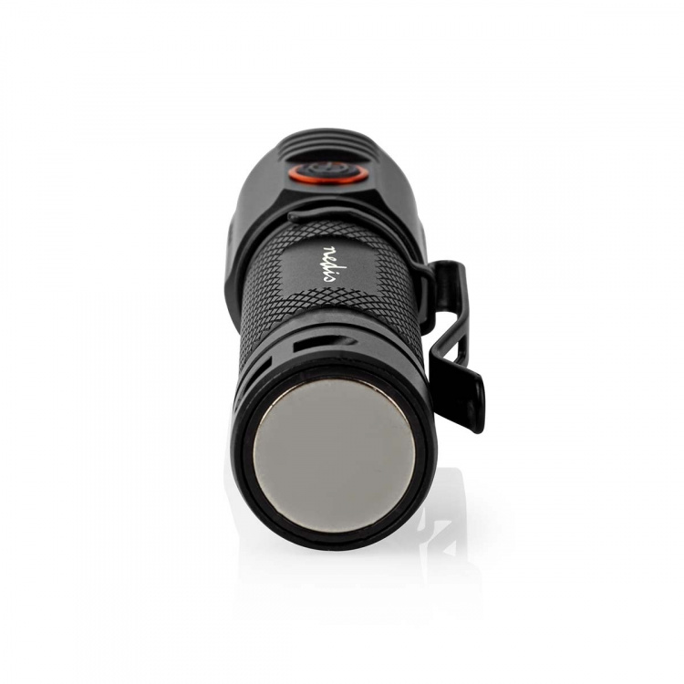 Nedis LED-Zaklamp | Batterij Gevoed | 3.7 V DC | 20 W | N/A | Incl. batterij(en) | Oplaadbaar | Nominale lichtstroom: 2000 lm | Lichtbereik: 180 m | Stralingshoek: 10 °