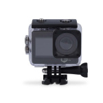 Nedis Action Cam | Dubbel scherm | 5K@30fps | 16 MPixel | Waterbestendig tot: 30.0 m | 80 min | Wi-Fi | App beschikbaar voor: Android™ / IOS | Mounts inbegrepen | Zwart