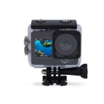 Nedis Action Cam | Dubbel scherm | 5K@30fps | 16 MPixel | Waterbestendig tot: 30.0 m | 80 min | Wi-Fi | App beschikbaar voor: Android™ / IOS | Mounts inbegrepen | Zwart