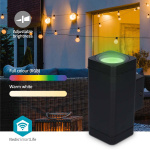 Nedis Smartlife Buitenlamp | 760 lm | Bluetooth® | 8.5 W | Warm tot Koel Wit | 2700 - 6500 K | ABS | Android™ / IOS