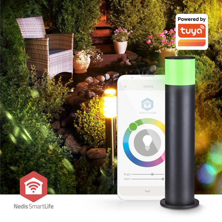 Nedis Smartlife Buitenlamp | 360 lm | Zigbee 3.0 | 10 + 4 W | RGB / Warm Wit | 2700 K | Aluminium | Android™ / IOS Nedis Smartlife Buitenlamp | 360 lm | Zigbee 3.0 | 10 + 4 W | RGB / Warm Wit | 2700 K | Aluminium | Android™ / IOS