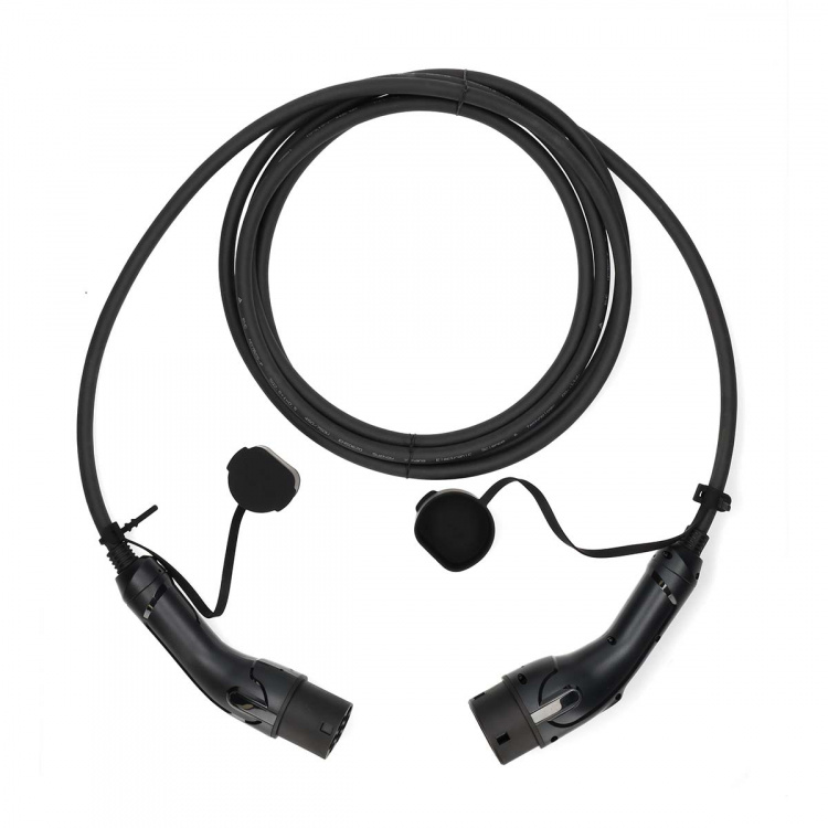 Nedis Kabel voor elektrische voertuigen | Cable Type 2 | 16 A | 11000 W | 3-fasen | 5.00 m | Zwart | Gift Box Nedis Kabel voor elektrische voertuigen | Cable Type 2 | 16 A | 11000 W | 3-fasen | 5.00 m | Zwart | Gift Box