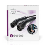 Nedis Kabel voor elektrische voertuigen | Cable Type 2 | 16 A | 11000 W | 3-fasen | 5.00 m | Zwart | Gift Box Nedis Kabel voor elektrische voertuigen | Cable Type 2 | 16 A | 11000 W | 3-fasen | 5.00 m | Zwart | Gift Box