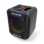 Nedis Bluetooth® Party Speaker | Maximale batterijduur: 5 uur | 150 W | Handgreep | Feestverlichting | Koppelbaar | Equalizer | Oranje / Zwart Nedis Bluetooth® Party Speaker | Maximale batterijduur: 5 uur | 150 W | Handgreep | Feestverlichting | Koppelbaar | Equalizer | Oranje / Zwart