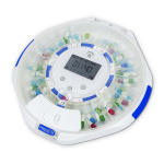 Nedis SmartLife Medicijndispenser | Wi-Fi | 28 Compartimenten | Aantal alarmtijden: 9 alarmtijden per dag | Licht / Piep / Stem | LCD scherm | Wit Nedis SmartLife Medicijndispenser | Wi-Fi | 28 Compartimenten | Aantal alarmtijden: 9 alarmtijden per dag | Licht / Piep / Stem | LCD scherm | Wit