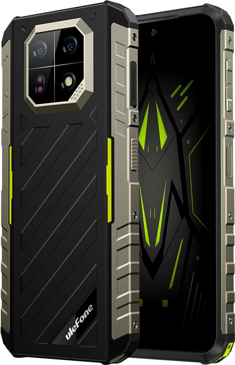 Ulefone Armor 22 Telefon, 256/8GB, Svart/Grön