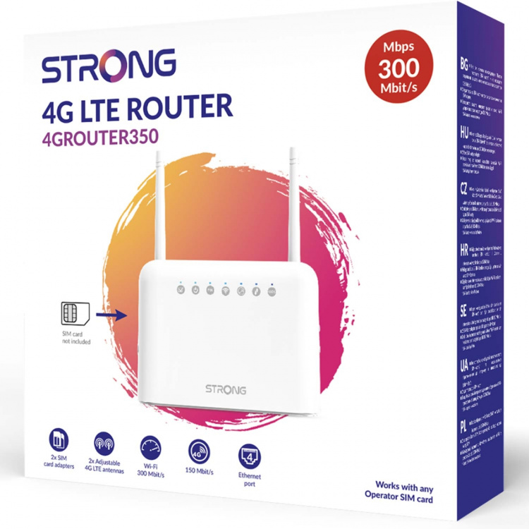 Strong 4G-router WiFi 300Mbit/s Strong 4G-router WiFi 300Mbit/s