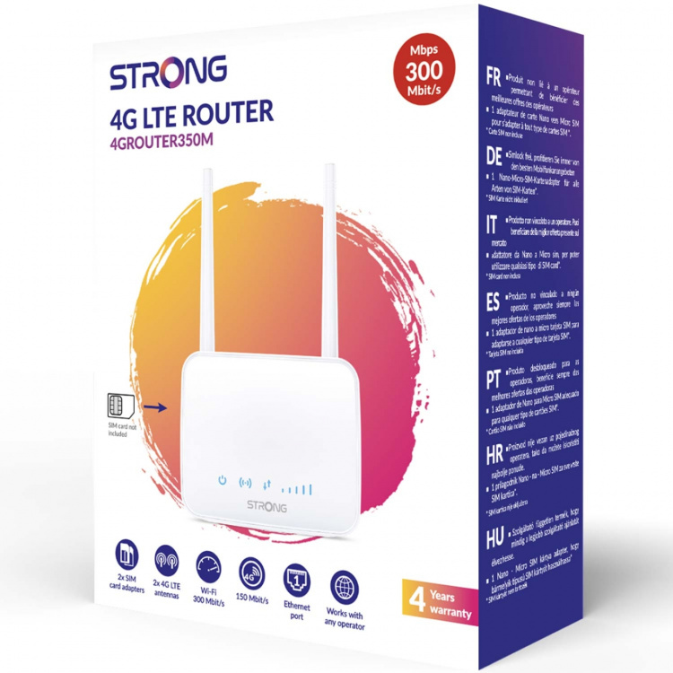 Strong 4G-router WiFi 300Mbit/s Mini Strong 4G-router WiFi 300Mbit/s Mini
