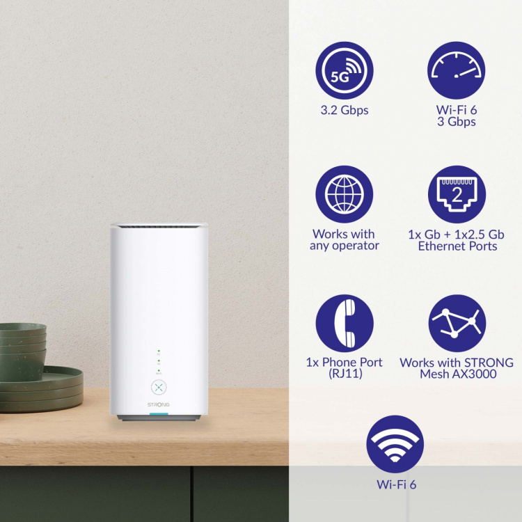 Strong 5G-Router WiFi6 AX3000 Strong 5G-Router WiFi6 AX3000