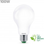 Philips LED E27 Normal 7,3W (100W) Frostad 1535lm 2700K Energiklass A Philips LED E27 Normal 7,3W (100W) Frostad 1535lm 2700K Energiklass A