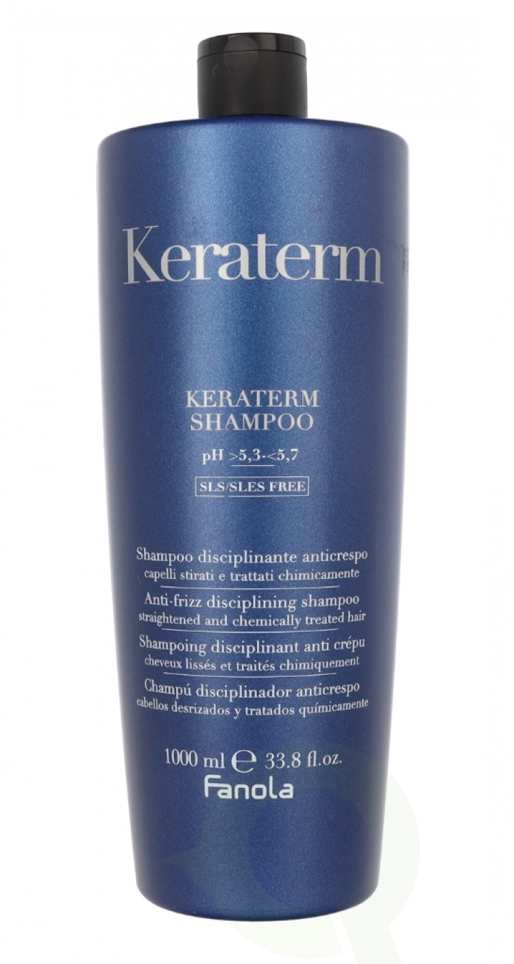 Fanola Keraterm Hair Ritual Anti-Frizz Shampoo 1000 ml SLA / SLES Free