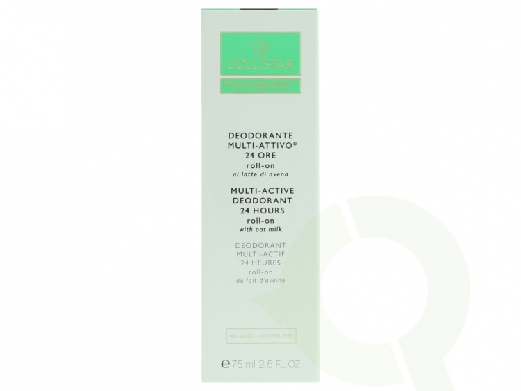 Collistar Multi-Active Deo 24H Roll On 75 ml Alcohol Free - With Oat Milk