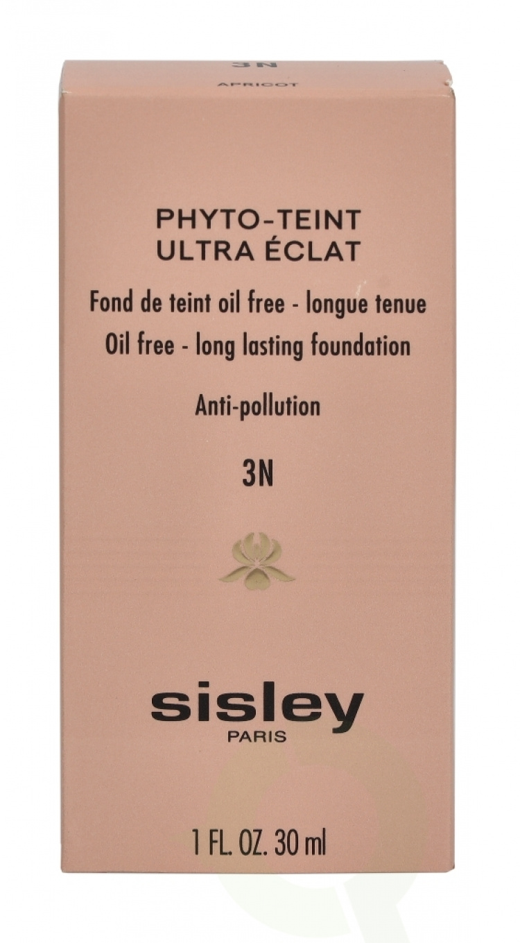 Sisley Phyto-Teint Ultra Eclat Oil Free Long Lasting Found. 30 ml #3+ Apricot