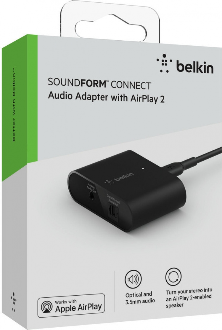 Belkin SoundForm Connect AirPlay 2 - ljudspelare, svart Belkin SoundForm Connect AirPlay 2 - ljudspelare, svart