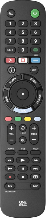 One For All URC 4912 universell fjärrkontroll för Sony TV-apparater One For All URC 4912 universell fjärrkontroll för Sony TV-apparater
