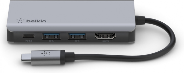 Belkin USB-C 4 in 1 Multi-Port - adapter