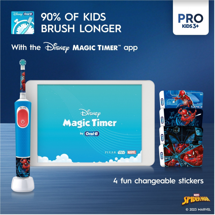 Oral B Vitality Pro Kids Spider-Man - elektrisk tandborste