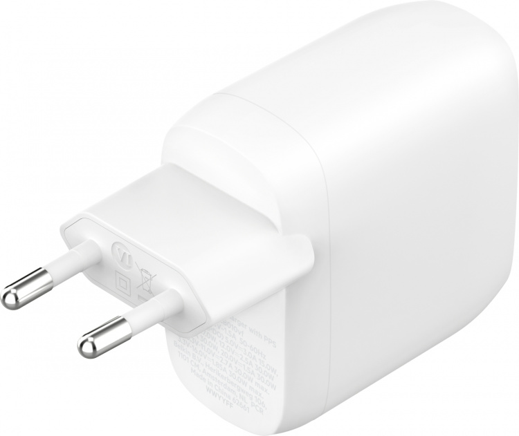 Belkin BoostCharge Pro 2-ports USB-C PPS PD 60 W Väggladdare