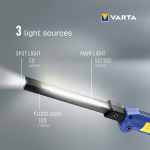 Varta Work Flex® Multifunctioneel Licht F20R Oplaadbaar