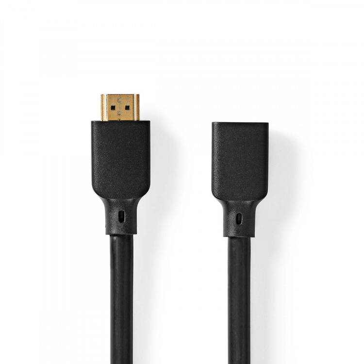 Nedis Ultra High Speed HDMI™-Kabel | HDMI™ Connector | HDMI™ Output | 8K@60Hz | 48 Gbps | 1.00 m | Rond | 7.9 mm | Zwart | Doos Nedis Ultra High Speed HDMI™-Kabel | HDMI™ Connector | HDMI™ Output | 8K@60Hz | 48 Gbps | 1.00 m | Rond | 7.9 mm | Zwart | Doos