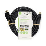 Nedis Ultra High Speed HDMI™-Kabel | HDMI™ Connector | HDMI™ Connector | 8K@60Hz | 48 Gbps | 3.00 m | Rond | 6.7 mm | Zwart | Label Nedis Ultra High Speed HDMI™-Kabel | HDMI™ Connector | HDMI™ Connector | 8K@60Hz | 48 Gbps | 3.00 m | Rond | 6.7 mm | Zwart | Label