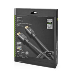 Nedis Ultra High Speed HDMI™-Kabel | HDMI™ Connector | HDMI™ Connector | 8K@60Hz | 48 Gbps | 3.00 m | Rond | 6.7 mm | Gun Metal Grijs | Cover Window Box Nedis Ultra High Speed HDMI™-Kabel | HDMI™ Connector | HDMI™ Connector | 8K@60Hz | 48 Gbps | 3.00 m | Rond | 6.7 mm | Gun Metal Grijs | Cover Window Box