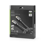 Nedis Ultra High Speed ​​HDMI™-Kabel | HDMI™ Connector | HDMI™ Connector | 8K@60Hz | 48 Gbps | 5.00 m | Rond | 6.7 mm | Gun Metal Grijs | Cover Window Box