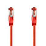 Nedis CAT6 Netwerkkabel | RJ45 Male | RJ45 Male | S/FTP | 0.25 m | Rond | LSZH | Rood | Label Nedis CAT6 Netwerkkabel | RJ45 Male | RJ45 Male | S/FTP | 0.25 m | Rond | LSZH | Rood | Label