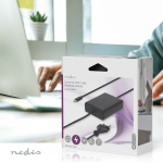 Nedis Notebook-Adapter | GaN | 45 W | 5 / 9 / 12 / 15 / 20 V DC | 2.25 / 2.33 / 2.92 / 3.0 A | Gebruikt voor: Notebook / Smartphone / Tablet | Euro / Type-C (CEE 7/16)