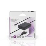Nedis Notebook-Adapter | GaN | 45 W | 5 / 9 / 12 / 15 / 20 V DC | 2.25 / 2.33 / 2.92 / 3.0 A | Gebruikt voor: Notebook / Smartphone / Tablet | Euro / Type-C (CEE 7/16)