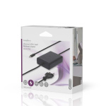 Nedis Notebook-Adapter | GaN | 45 W | 5 / 9 / 12 / 15 / 20 V DC | 2.25 / 2.33 / 2.92 / 3.0 A | Gebruikt voor: Notebook / Smartphone / Tablet | Euro / Type-C (CEE 7/16)