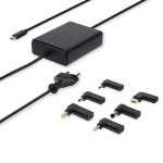 Nedis Notebook-Adapter | GaN | 65 W | 5 / 9 / 12 / 15 / 20 V DC | 2.4 / 3.0 / 3.25 A | Gebruikt voor: Notebook / Smartphone / Tablet | Euro / Type-C (CEE 7/16)