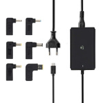 Nedis Notebook-Adapter | GaN | 65 W | 5 / 9 / 12 / 15 / 20 V DC | 2.4 / 3.0 / 3.25 A | Gebruikt voor: Notebook / Smartphone / Tablet | Euro / Type-C (CEE 7/16)