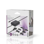 Nedis Notebook-Adapter | GaN | 65 W | 5 / 9 / 12 / 15 / 20 V DC | 2.4 / 3.0 / 3.25 A | Gebruikt voor: Notebook / Smartphone / Tablet | Euro / Type-C (CEE 7/16)