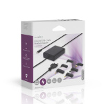 Nedis Notebook-Adapter | GaN | 65 W | 5 / 9 / 12 / 15 / 20 V DC | 2.4 / 3.0 / 3.25 A | Gebruikt voor: Notebook / Smartphone / Tablet | Euro / Type-C (CEE 7/16)