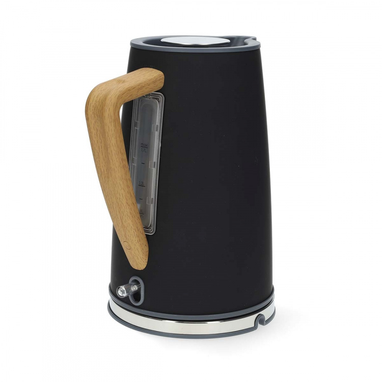 Nedis Waterkoker | 1.7 l | Soft-Touch | Zwart | 360 graden draaibaar | Verborgen verwarmingselement | Strix®-controller | Droogkookbeveiliging