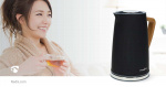 Nedis Waterkoker | 1.7 l | Soft-Touch | Zwart | 360 graden draaibaar | Verborgen verwarmingselement | Strix®-controller | Droogkookbeveiliging