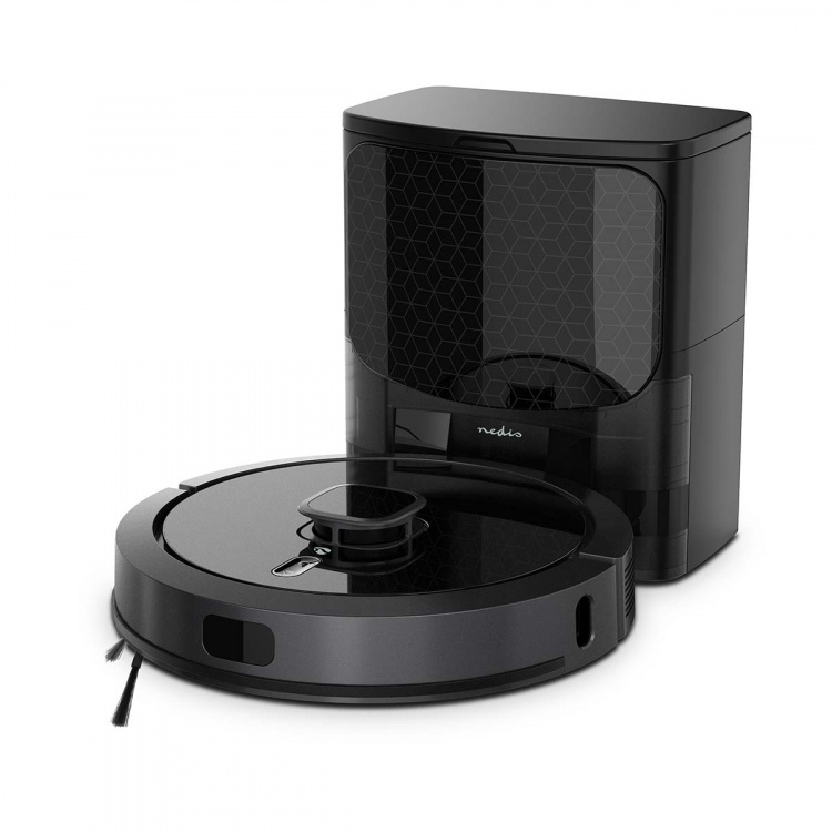 Nedis SmartLife Robotstofzuiger | Laser navigatie | Wi-Fi | Capaciteit opvangreservoir: 0.6 l | Automatisch opladen | Maximale gebruiksduur: 3 uur | Zwart | Android™ / IOS Nedis SmartLife Robotstofzuiger | Laser navigatie | Wi-Fi | Capaciteit opvangreservoir: 0.6 l | Automatisch opladen | Maximale gebruiksduur: 3 uur | Zwart | Android™ / IOS