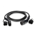 Nedis Kabel voor elektrische voertuigen | Cable Type 2 | 32 A | 22000 W | 3-fasen | 5.00 m | Zwart | Gift Box
